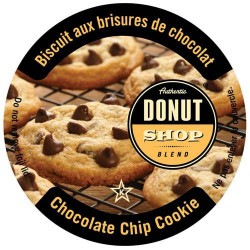 Authentic Donut Shop Chocolate Chip Cookie, Single Serve Coffee
